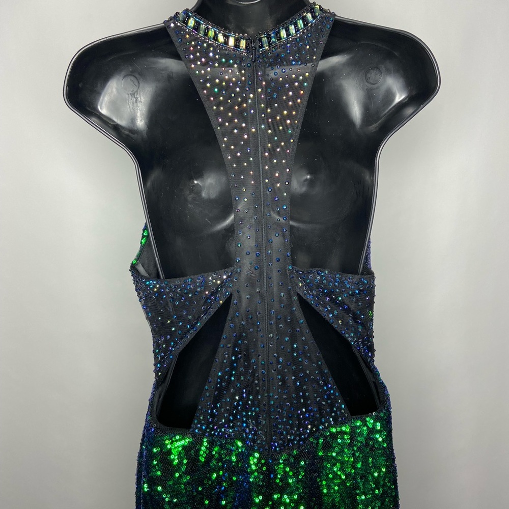 Green Cinderella Divine CR809 Formal Dress-Size 8 - Picture 5 of 7